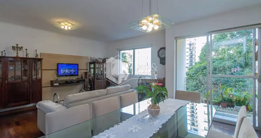 Apartamento tipo para venda em moema com 3 quartos, sendo 1 suíte, 110m²