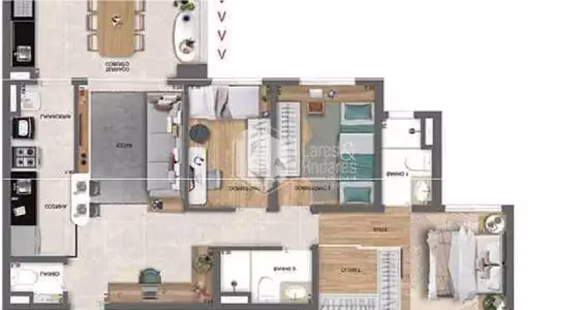 Apartamento tipo para venda em city américa com 2 quartos, sendo 1 suíte, 85m²
