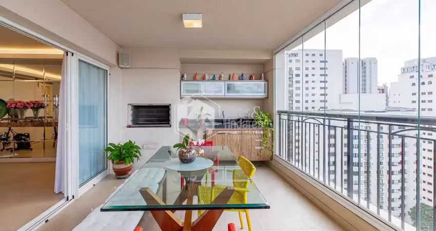 Apartamento tipo para venda em moema com 3 quartos, sendo 3 suítes, 210m²