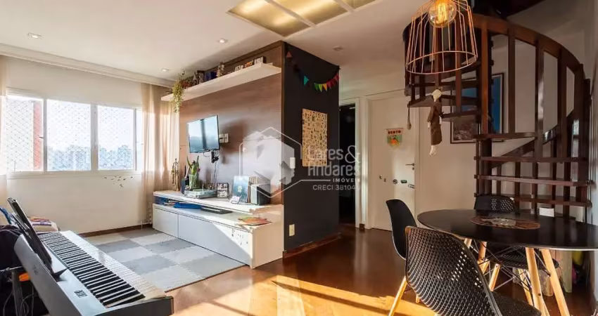 Cobertura para venda em vila gumercindo com 2 quartos, 107m²