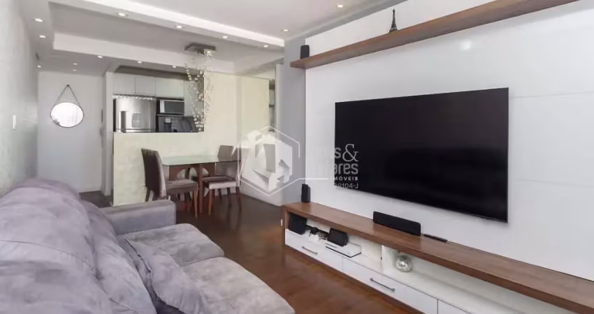 Apartamento tipo para venda em vila canero com 3 quartos, sendo 1 suíte, 75m²