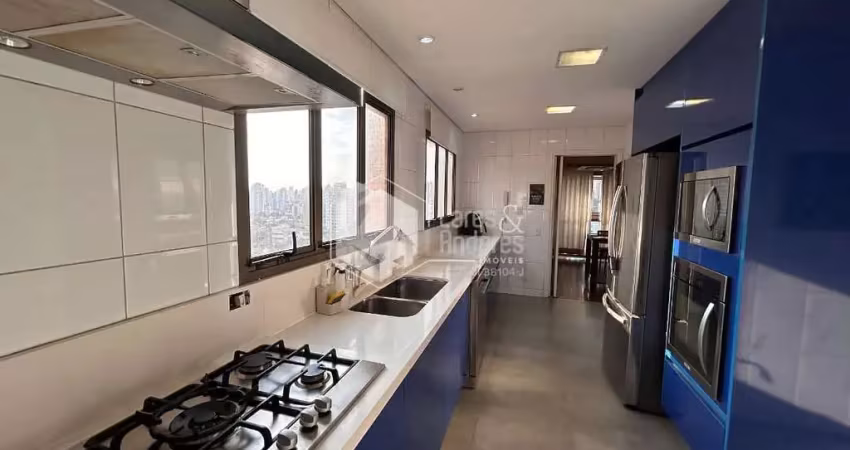 Apartamento tipo para venda em vila clementino com 3 quartos, sendo 3 suítes, 190m²