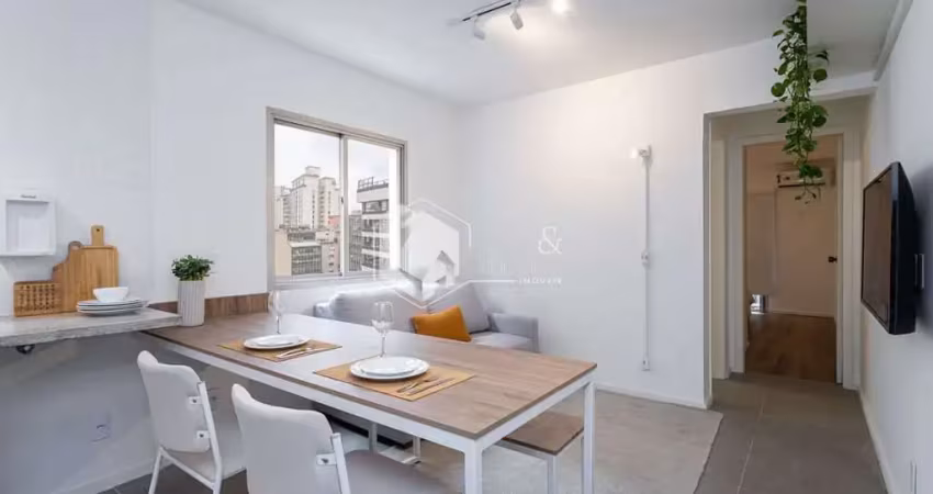 Apartamento tipo para venda em consolação com 1 quarto, 32m²
