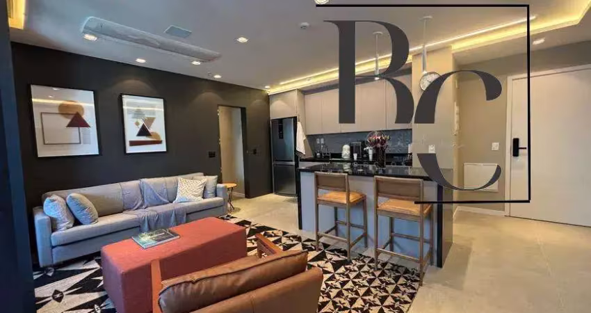 Flat para locação em são paulo, jardim das acácias, 1 dormitório, 1 suíte, 2 banheiros, 2 vagas
