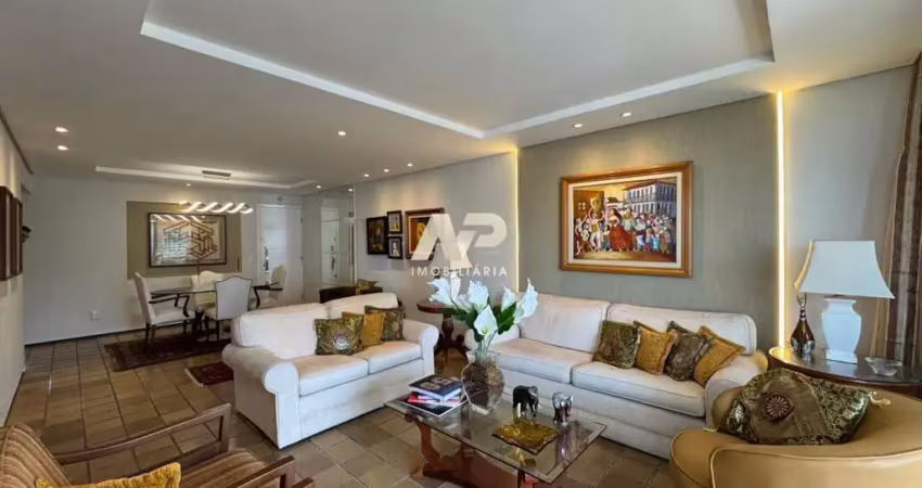 Apartamento 3 quartos, 175 m², andar alto, nascente sul e vista para o mar em boa viagem