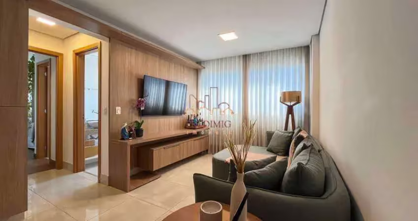 Apartamento à venda, 2 quartos, 1 suíte, 2 vagas, liberdade - belo horizonte/mg