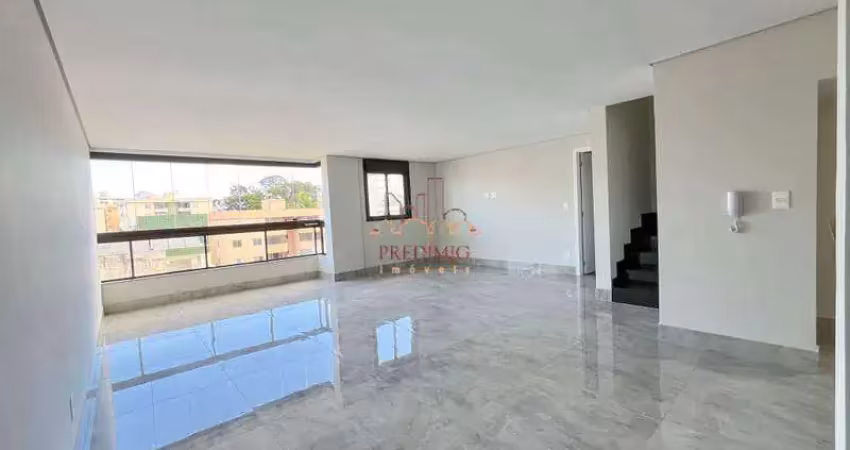 Cobertura à venda, 4 quartos, 2 suítes, 4 vagas, castelo - belo horizonte/mg