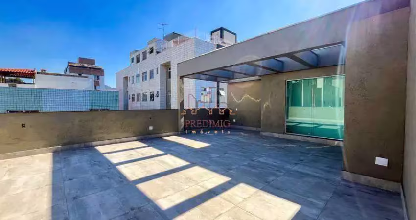Cobertura à venda, 3 quartos, 1 suíte, 2 vagas, castelo - belo horizonte/mg
