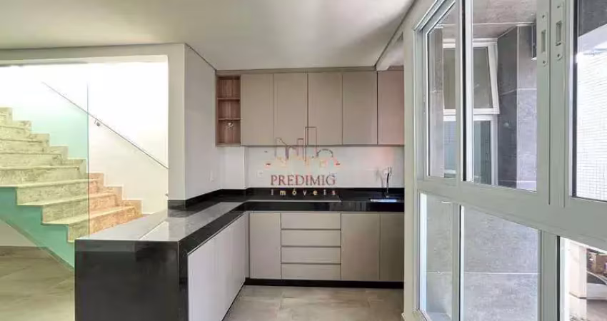 Cobertura à venda, 3 quartos, 1 suíte, 2 vagas, castelo - belo horizonte/mg