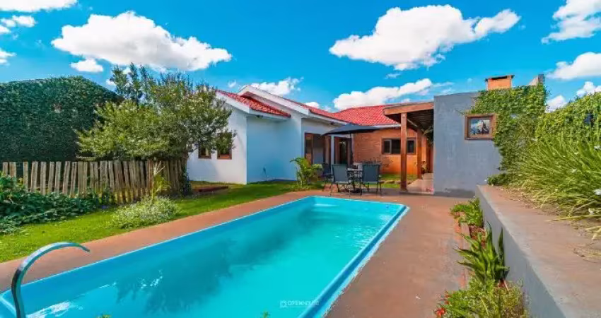 Lindíssima casa piscina suíte área gourmet com churrasqueira em são luiz doeste - distrito de toledo