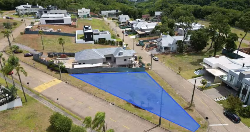 Terreno em condomínio fechado serra azul - santa cruz do sul