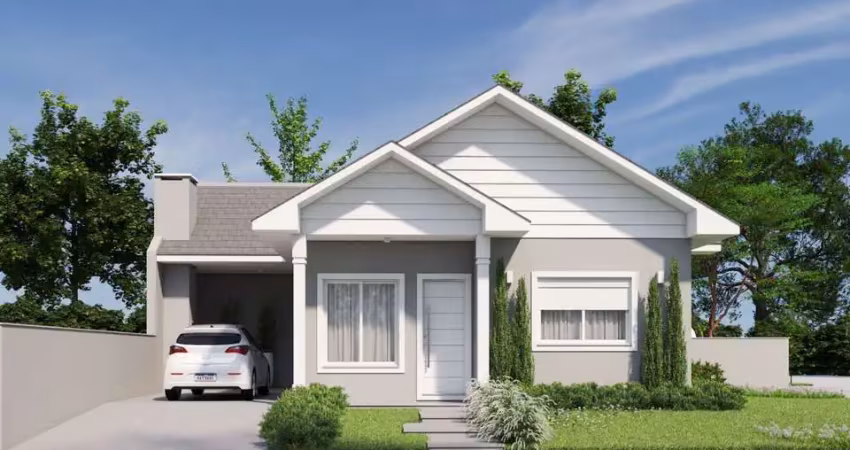 Casa de esquina com 2 quartos (1 suíte) – em construção