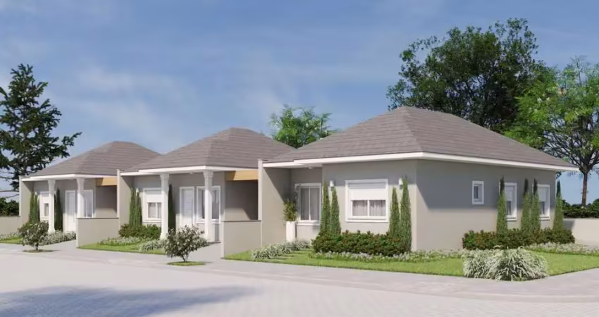 Casa de esquina com 3 dormitórios por apenas 420 mil – em construção