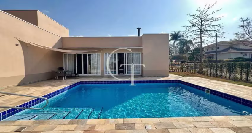 Casa térrea de esquina á venda no condomínio haras paineiras-salto permuta por casa em condomínio menor