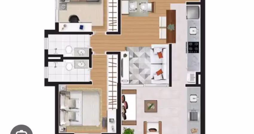 Apartamento completo, pronto para morar, perto do metrô oratório