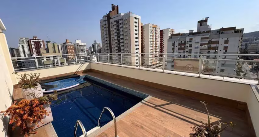 Cobertura para venda em criciúma, centro, 5 dormitórios, 3 suítes, 4 banheiros, 2 vagas