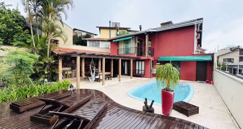 Casa para venda em criciúma, lote seis, 4 dormitórios, 2 suítes, 4 banheiros, 3 vagas