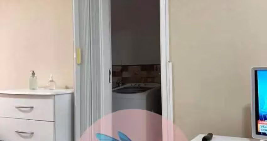 Kitnet para locação em praia grande, aviação, 1 dormitório, 1 banheiro, 1 vaga