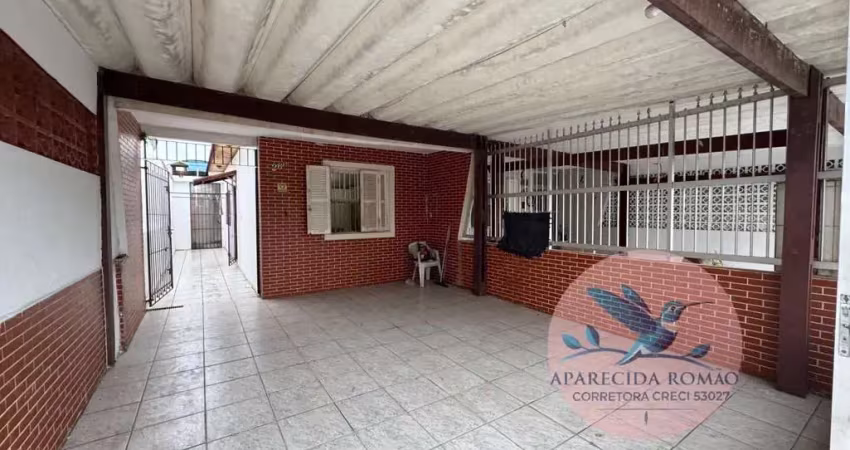 Casa para venda em praia grande, maracanã, 2 dormitórios, 1 suíte, 1 banheiro, 2 vagas