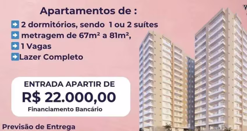 Apartamento para venda em praia grande, mirim, 2 dormitórios, 1 suíte, 1 banheiro, 1 vaga