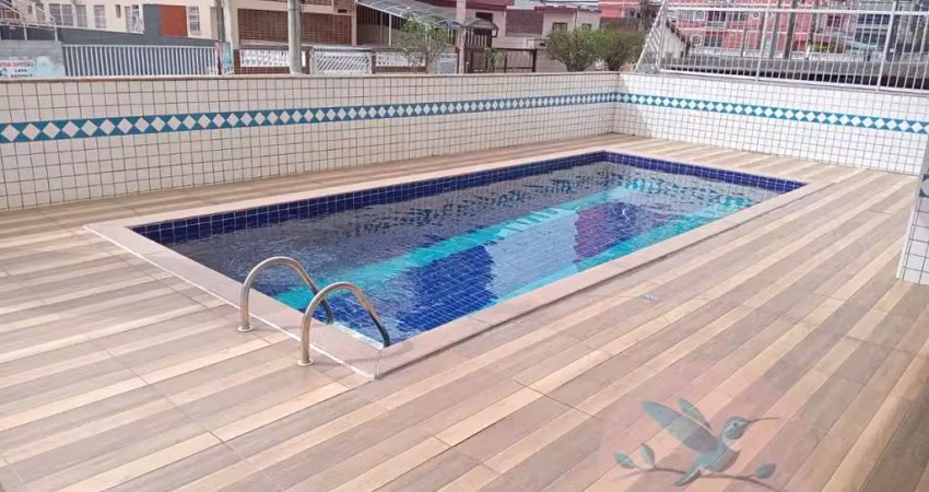 Apartamento para venda em praia grande, tupi, 1 dormitório, 1 banheiro, 1 vaga