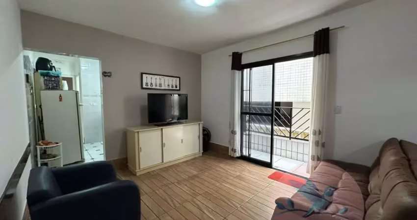 Apartamento para venda em praia grande, tupi, 1 dormitório, 1 banheiro, 1 vaga