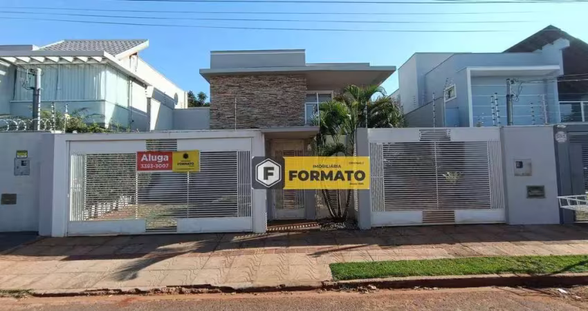 Casa com 3 dormitórios para alugar, 398 m² por r$ 5.918,00/mês - vila vilas boas - campo grande/ms