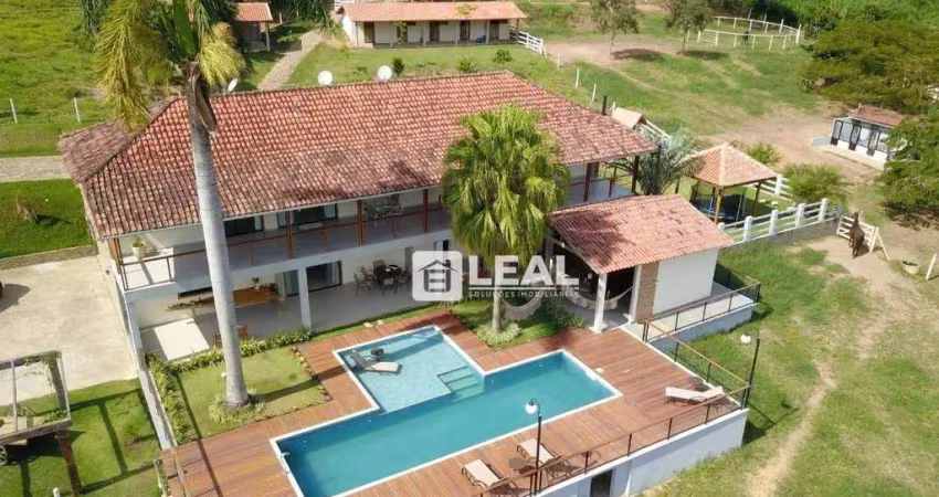 Sítio com 5 dormitórios à venda, 75.000 m²  - cedofeita - matias barbosa/mg