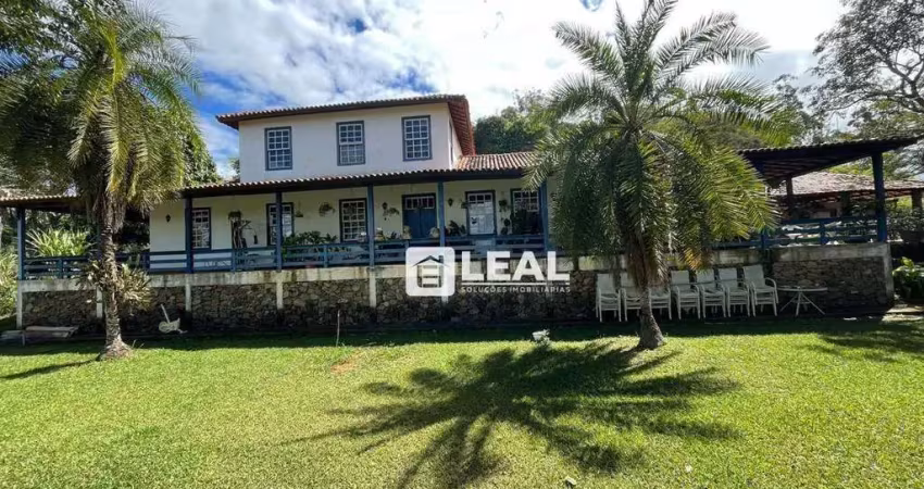 Sítio com 6 dormitórios à venda, 170000 m² por r$ 1.250.000,00 - zona rural - rio novo/mg