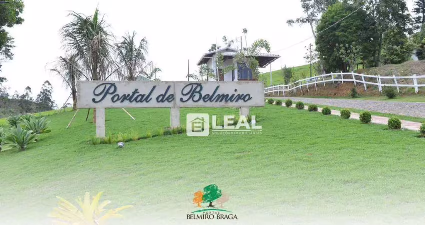Terrenos à venda, a partir de r$ 64.900 - portal belmiro braga - belmiro braga/mg
