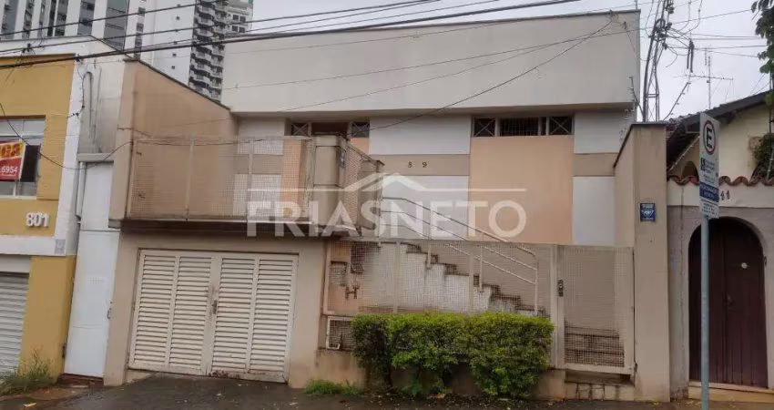 Casa comercial à venda na Cidade Alta, Piracicaba 