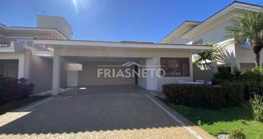 Casa no condomínio terras de piracicaba para locação