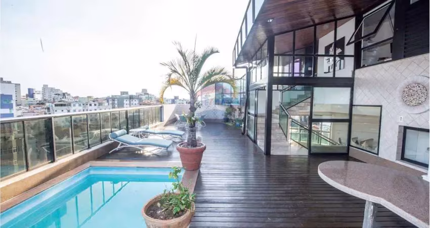 Cobertura triplex de alto luxo 4 quartos - 3 vagas  – bairro eldorado, contagem/mg região – bairro eldorado - maravilhosa