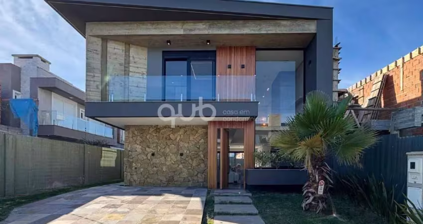 Sobrado à venda, 4 quartos, 4 suítes, 2 vagas, condomínio sunset xangri-lá - xangri-lá/rs