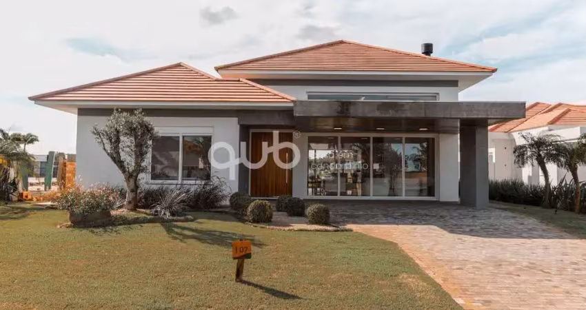 Casa à venda, 5 quartos, 5 suítes, 2 vagas, condomínio green village - xangri-lá/rs