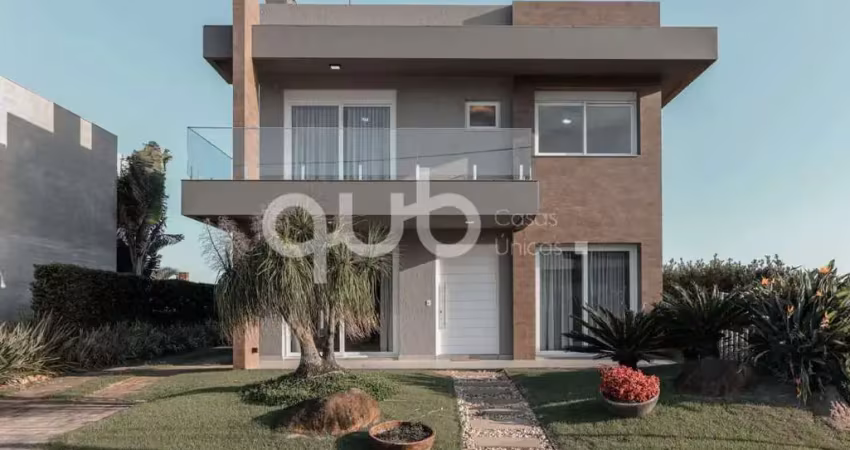 Sobrado à venda, 4 quartos, 4 suítes, 2 vagas, condomínio ventura club - xangri-lá/rs