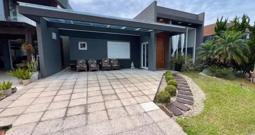 Casa à venda, 4 quartos, 4 suítes, 2 vagas, condomínio las palmas - xangri-lá/rs
