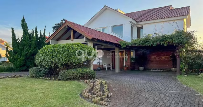 Sobrado à venda, 5 quartos, 5 suítes, 2 vagas, condomínio green village - xangri-lá/rs