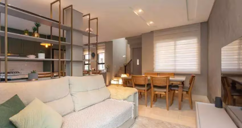 Lindo triplex em condomínio fechado, totalmente mobiliado, prox. ao jacomar