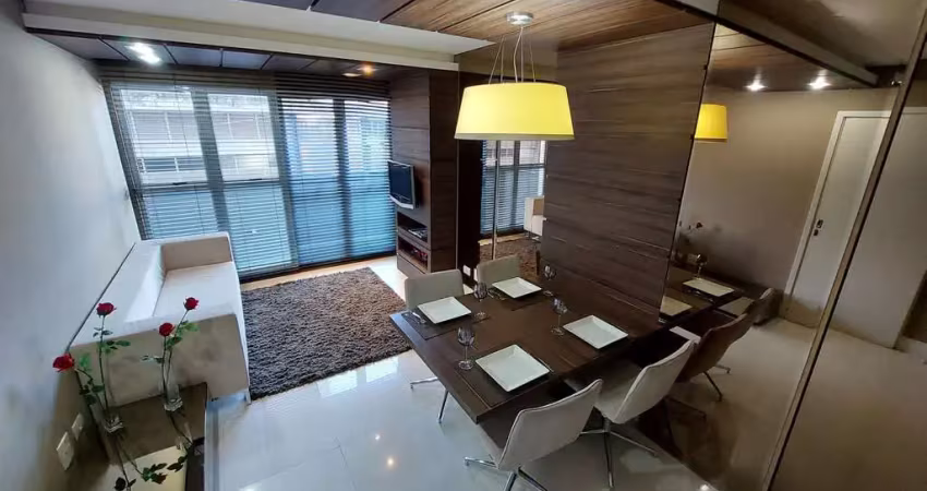 Apartamento com 2 quartos, inteiro mobiliado e decorado, boa vista - curitiba pr
