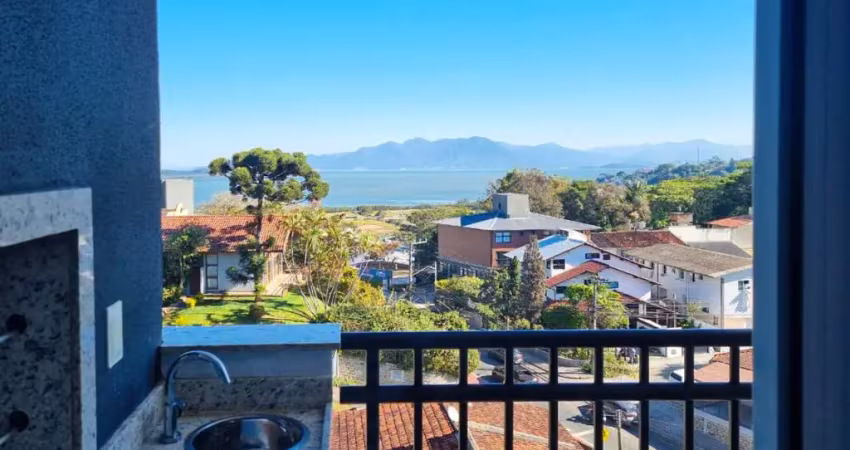 Apartamento de 1 quarto com vista mar  à venda na carvoeira, em florianópolis.