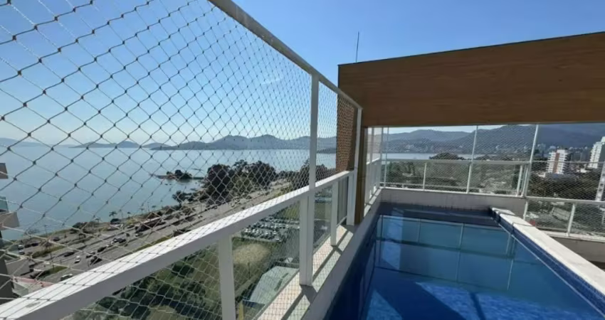 Cobertura com vista mar à venda na agronômica, em florianópolis.