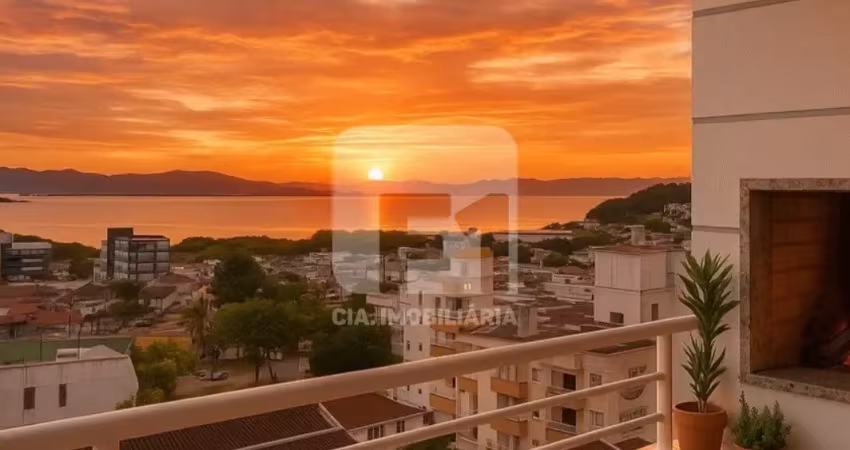 Apartamento à venda de 2 quartos com vista panorâmica no itacorubi - florianópolis/sc