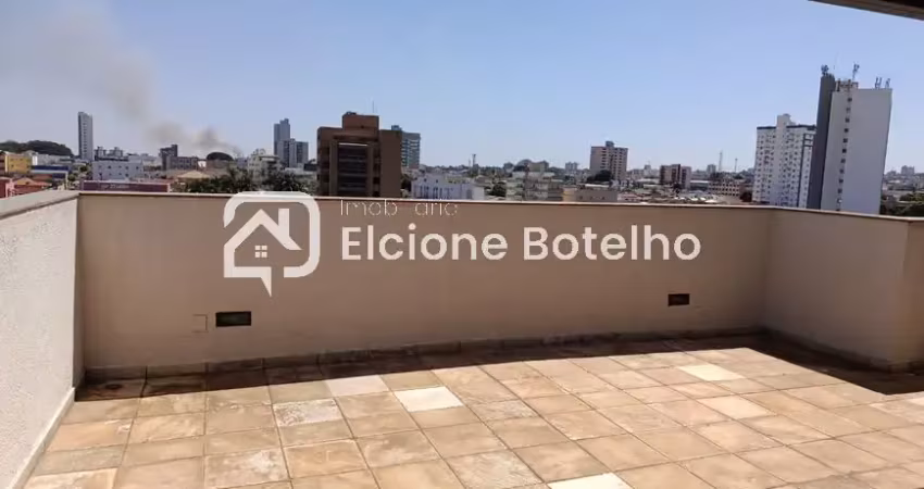 Cobertura duplex para locação de aprox. 250 m², com 4 quartos, no bairro cazeca - uberlândia - mg