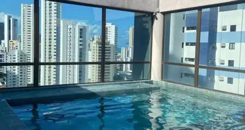 Studio mobiliado, moderno para aluguel em boa viagem