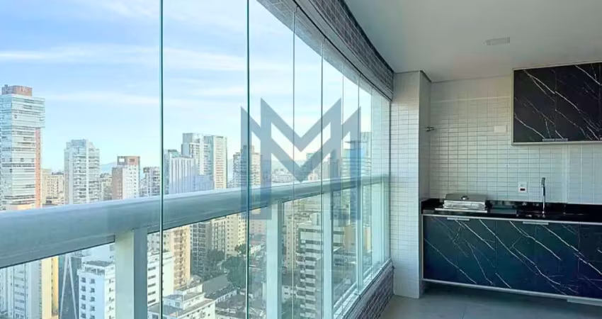 Apartamento novo 2 dormitórios com vista mar e lazer completo – boqueirão, santos/sp