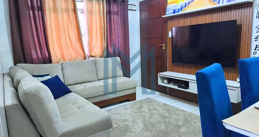 Apartamento com 2 dormitório à venda, 57 m² por r$ 290.000,00 - jd independência - são vicente/sp