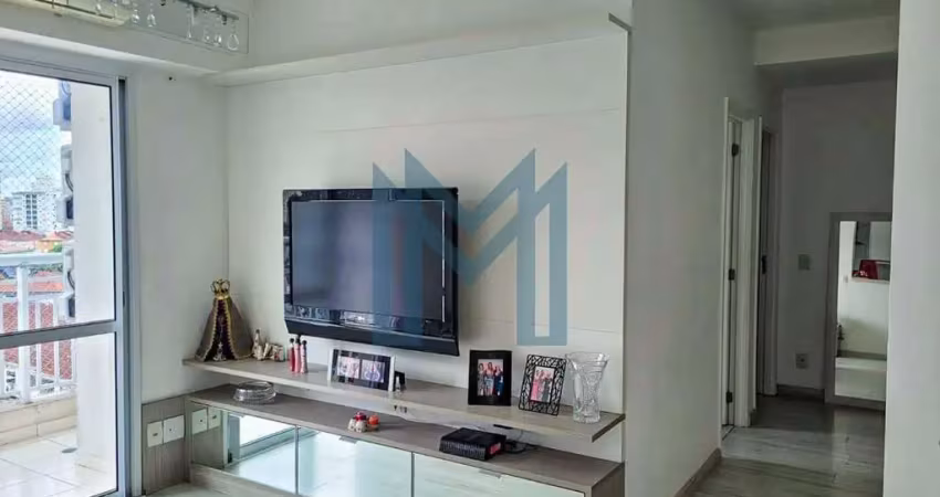 Apartamento com 2 dormitórios para vender, 63 m² por r$588mil - marapé - santos/sp