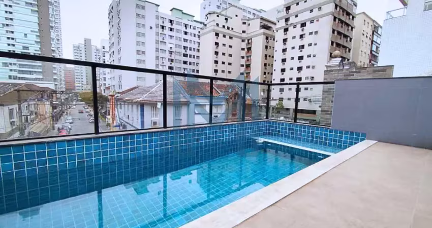 Sobrado duplex com 3 suites, 280m² - venda por r$ 2.180.000,00 - embaré - santos/sp