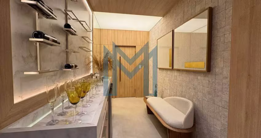Apartamento de luxo à venda no gonzaga – vista mar, 159m², 3 dormitórios e 2 suítes